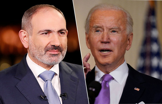 Nikol Pashinyan, Prime Minister of Armenia and Joseph R. Biden, President of the United States of America