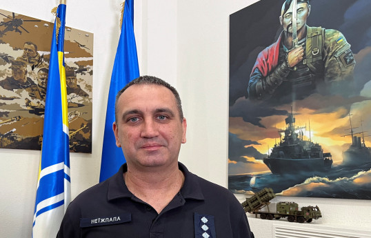 Commander of the Navy of the Armed Forces of Ukraine Vice Admiral Oleksiy Neizhpapa
