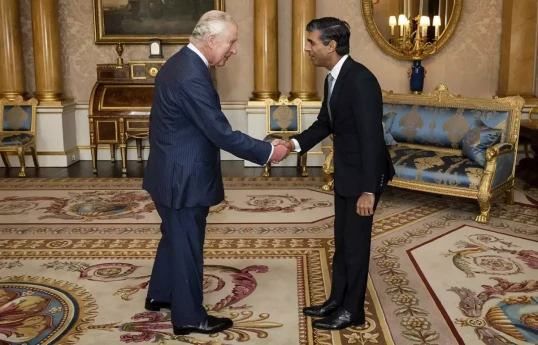 King Charles and Rishi Sunak