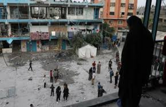 Israeli strikes kill 16 at school housing displaced Gazans, health officials say