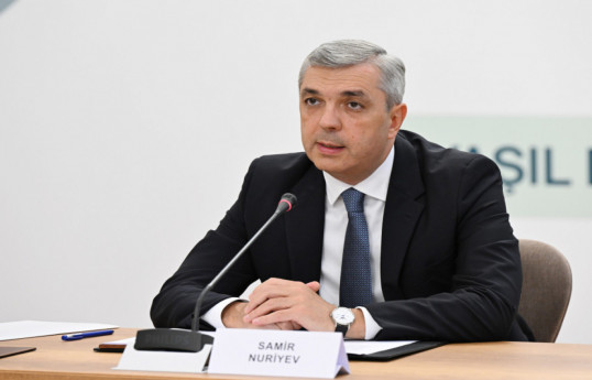 Samir Nuriyev, Head of the Presidential Administration of the Republic of Azerbaijan and Chairman of the Organizing Committee of the 29th session of the Conference of the Parties (COP29) to the UN Framework Convention on Climate Change (UNFCCC)