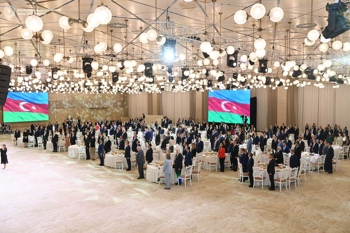 Official reception dedicated to 105th anniversary of diplomatic service bodies organized in Azerbaijan