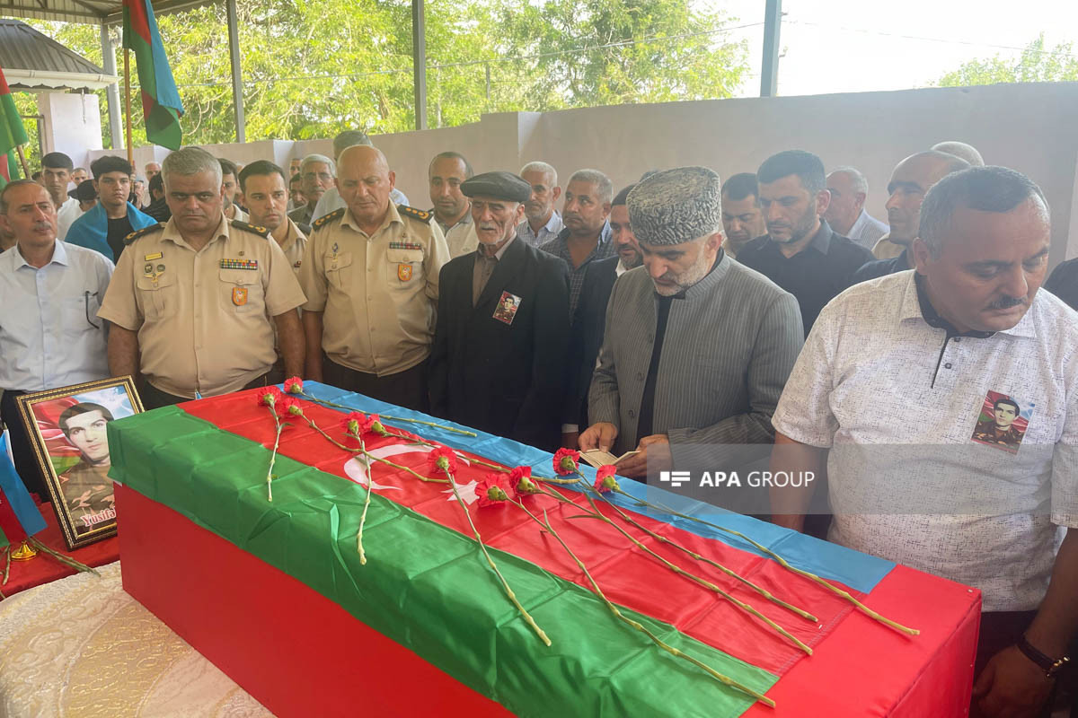 Farewell ceremony was held in Absheron for Khojaly martyr whose remains were found -PHOTO 