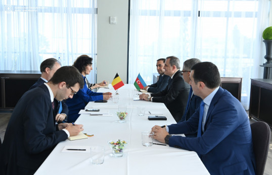 Azerbaijani, Belgian FMs mull process of normalization with Armenia-UPDATED 