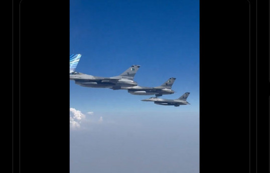 Pakistani fighter jets escorted Azerbaijani President's plane