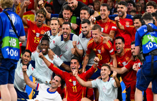 Spain beats England 2-1 to win record fourth European Championship title