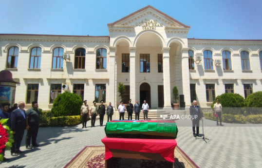 Remains of Mammad Mirzayev, who was martyred in I Garabagh War, were buried in Agdam -PHOTO 