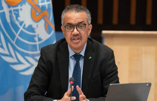 World Health Organization (WHO) Director General Tedros Adhanom Ghebreyesus