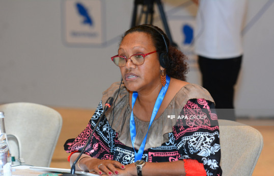 member of the Parliament of New Caledonia, Isabelle Caoli