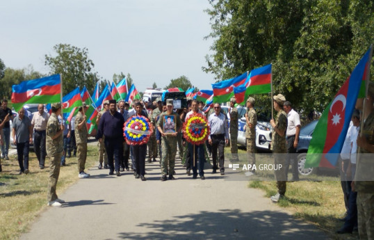 Remains of Zahid Naghiyev, I Garabagh War Martyr, laid to rest in Azerbaijan's Aghdam - PHOTO 