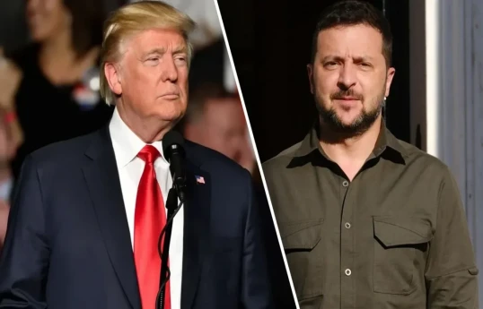 Donald Trump, former U.S. President and Volodymyr Zelenskyy, President of Ukraine