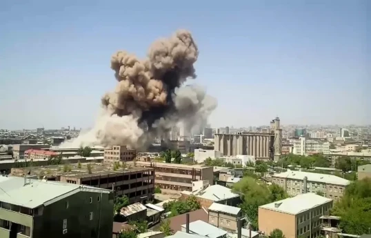 Explosion near landfill of the Ministry of Defense in Armenia kills one