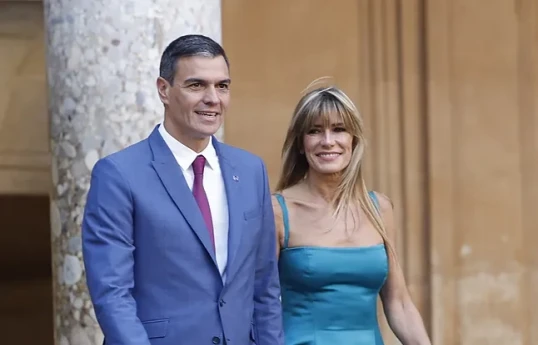 Pedro Sánchez, President of the Government of Spain and Begoña Gómez, his wife