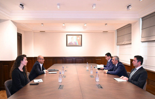 Head of Presidential Administration of Azerbaijan met with the executive secretary of the UN Framework Convention on Climate Change