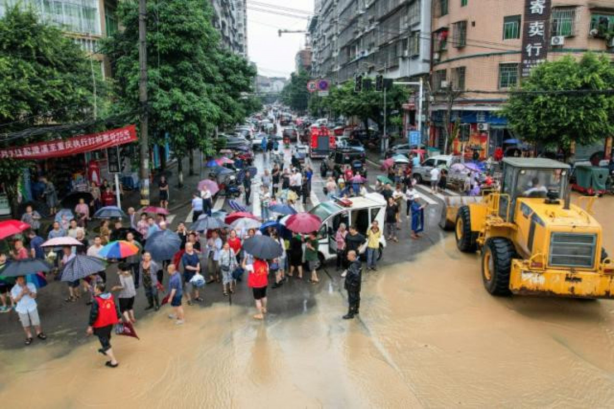 1 dead, 3 missing in northwest China heavy downpours