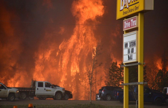 'Monster' fires may have destroyed half of historic Canadian town