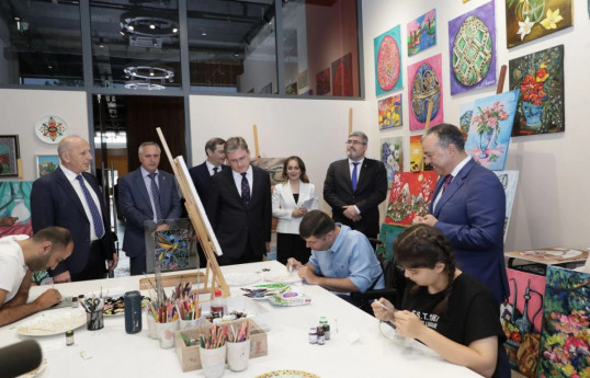 Serbian ministers got acquainted with DOST Center No. 1 and DOST Center for Inclusive Development and Creativity