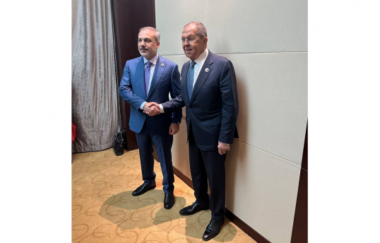 Hakan Fidan, Minister of Foreign Affairs of the Republic of Türkiye and Sergey Lavrov, Minister of Foreign Affairs of Russian Federation