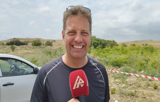 International community should provide financial support and technology to Azerbaijan for mine problem, says German traveler