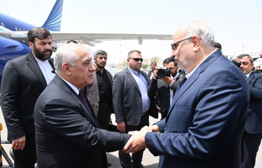 Azerbaijani PM visits Iran to participate in inauguration ceremony of Masoud Pezeshkian