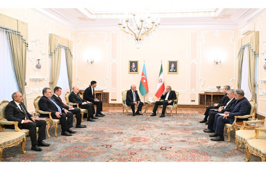 Azerbaijani PM meets with Iranian President Masoud Pezeshkian in Tehran