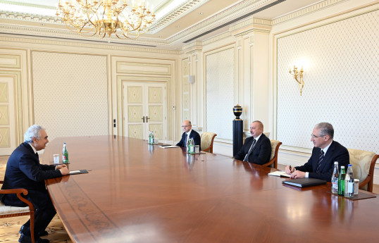 The President of Republic of Azerbaijan Ilham Aliyeh has received Fatih Birol, Executive director of the International Energy Agency