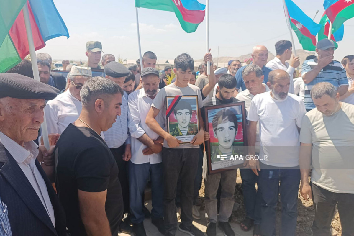 Remains of Abish Mammadov, who was martyred in First Garabagh War, buried in Garadagh district-PHOTO 
