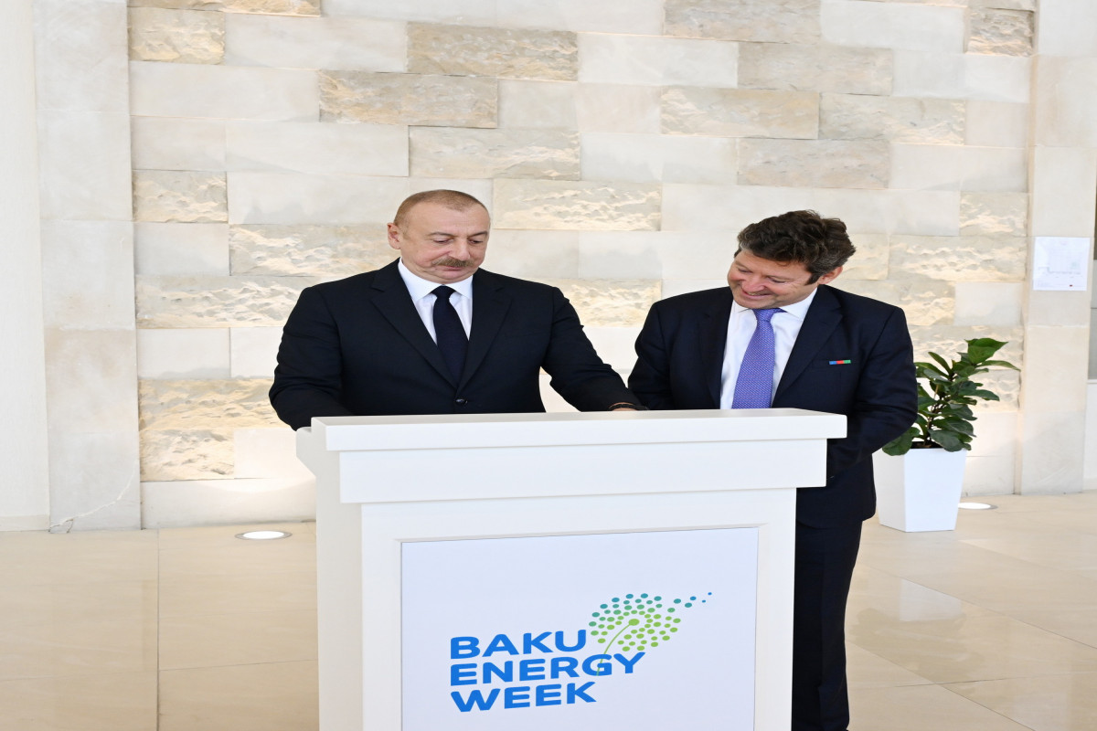 President Ilham Aliyev addressed opening of 29th Caspian Oil & Gas and 12th Caspian Power exhibitions as part of Baku Energy Week-UPDATED-2 