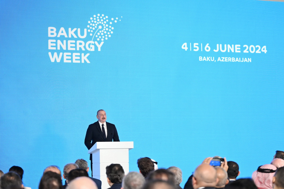 President Ilham Aliyev addressed opening of 29th Caspian Oil & Gas and 12th Caspian Power exhibitions as part of Baku Energy Week
