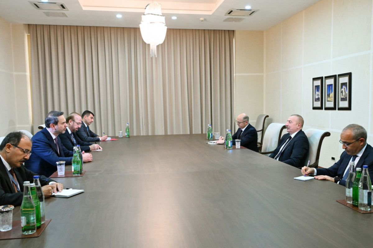 Azerbaijani President Ilham Aliyev receives Minister of Energy and Natural Resources of Türkiye