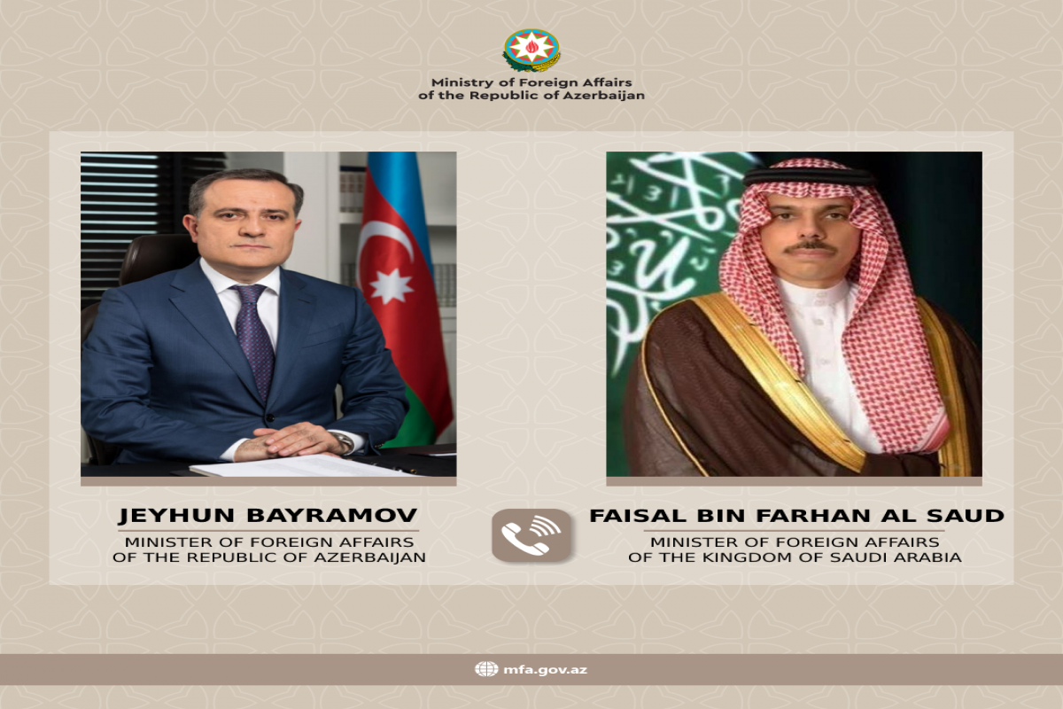 Azerbaijani FM holds phone conversation with his Saudi Arabian counterpart