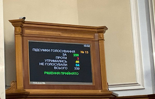 Ukraine's Parliament passes law on use of English