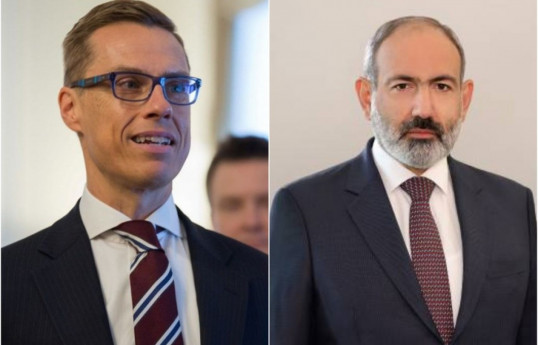President of the Republic of Finland Alexander Stubb, Armenian Prime Minister Nikol Pashinyan