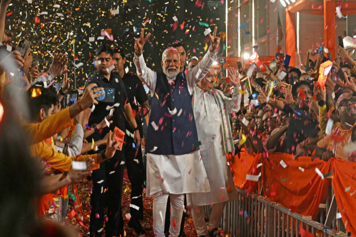 India’s election officials say Modi’s alliance wins parliamentary election