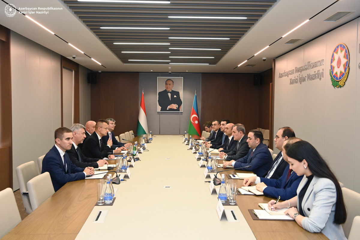 Azerbaijani, Hungarian FMs held expanded meeting -UPDATED 