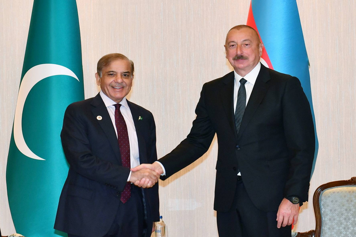 Prime Minister of the Islamic Republic of Pakistan Muhammad Shehbaz Sharif and President Ilham Aliyev