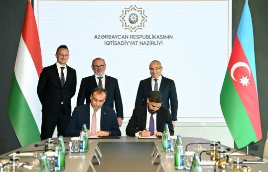 Hungarian company ink contract on acquisition of shares in the Shahdeniz project