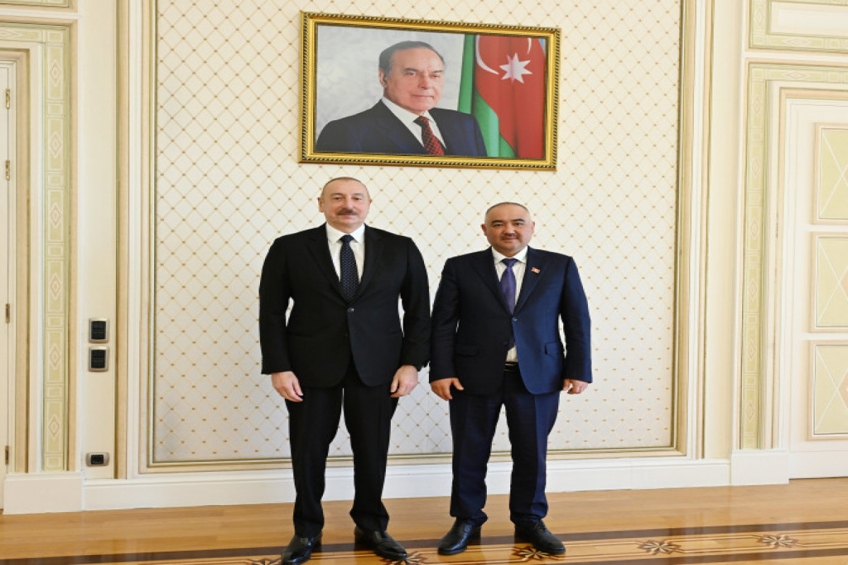 President Ilham Aliyev received Speaker of Jogorku Kenesh of Kyrgyzstan -UPDATED 