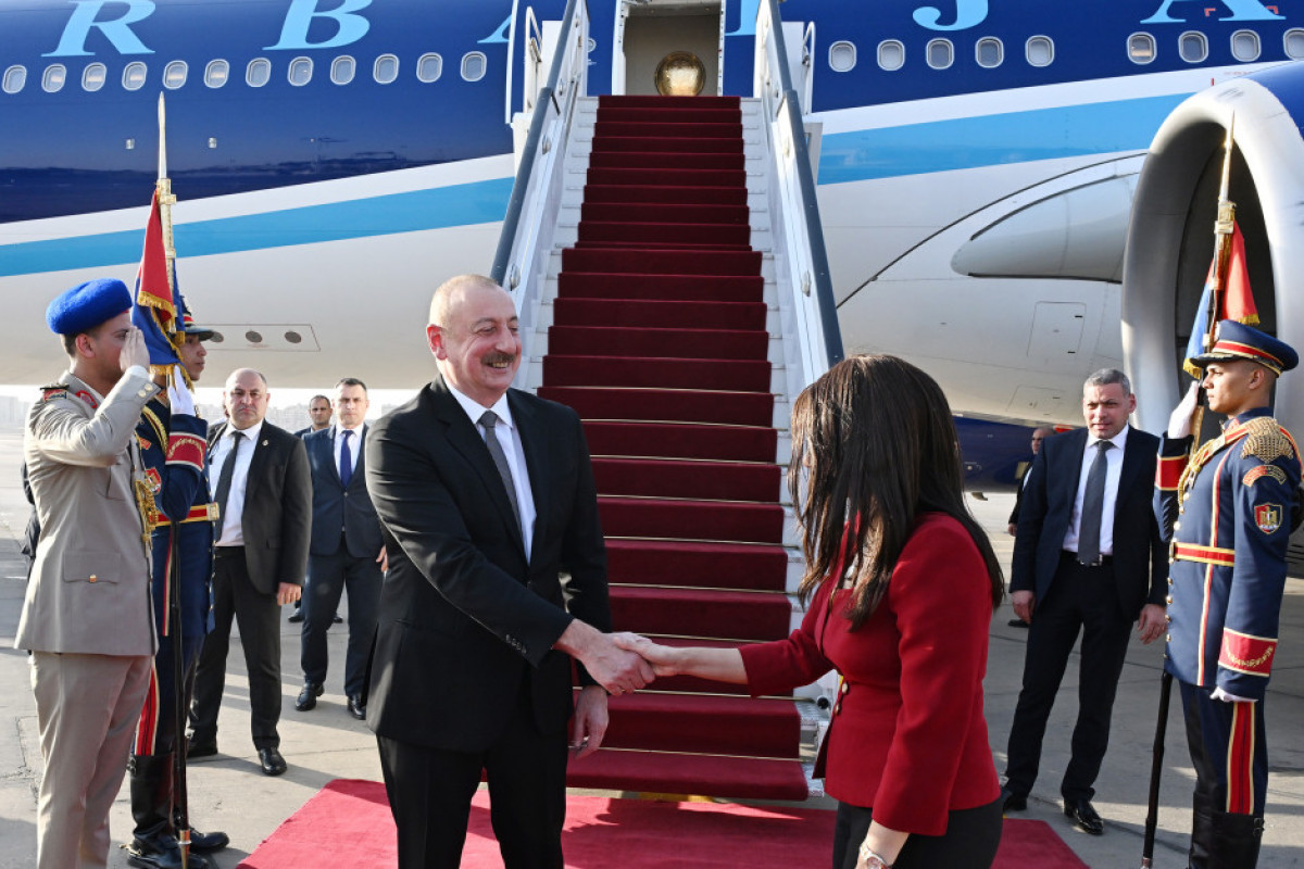 President of Azerbaijan Ilham Aliyev embarked on official visit to Egypt