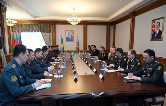 Azerbaijan, Kazakhstan sign document on cooperation in the military field -VIDEO 