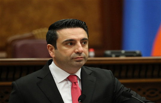 Alen Simonyan, Speaker of the Armenian Parliament