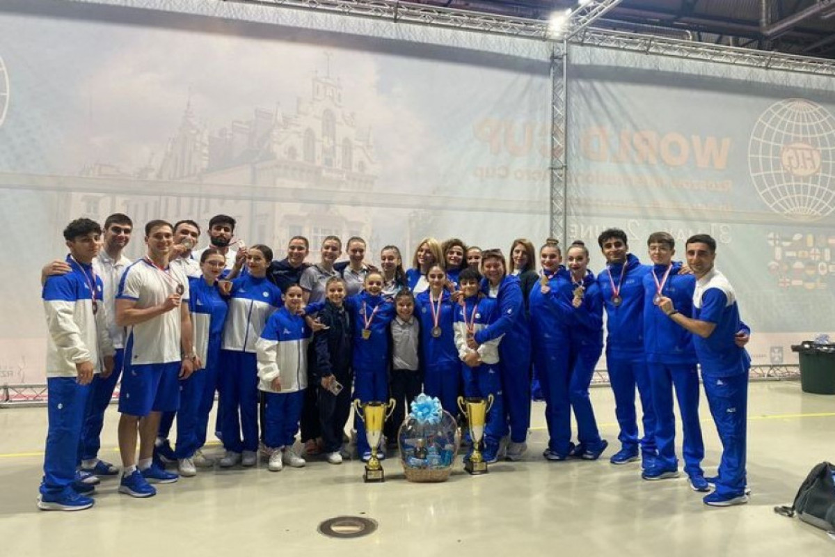 Azerbaijani acrobatic gymnasts seal stunning Cup win, leading the way in 2024 Acrobatic World Cup series