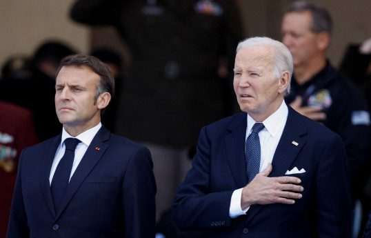 French President Emmanuel Macron and U.S President Joe Biden