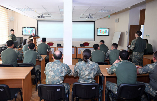 NATO team held training course in Azerbaijan's Military Police Department