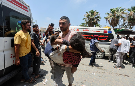 55 Palestinians killed in Israeli attacks in central Gaza, health official says