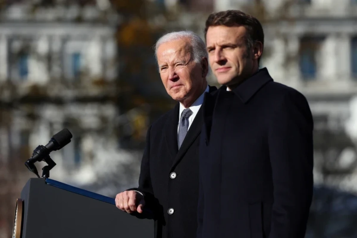 Biden, Macron talk Middle East and Ukraine during ceremonial state visit