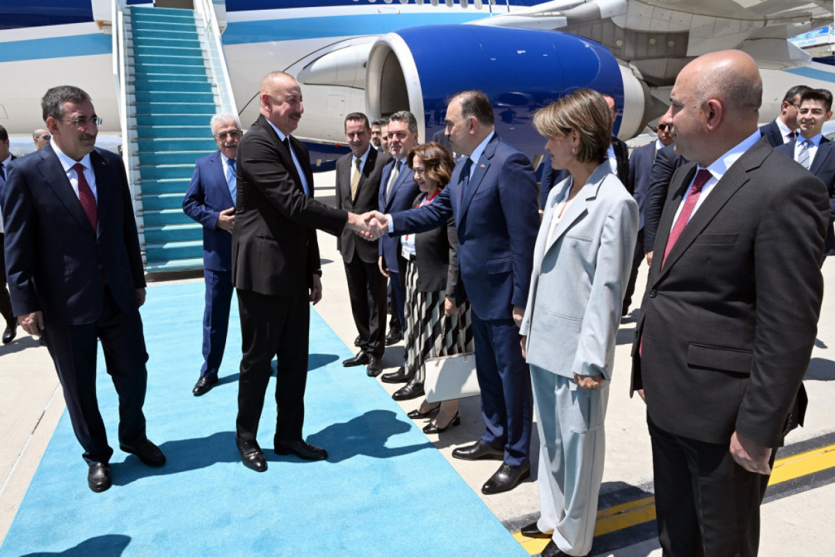 President of Azerbaijan Ilham Aliyev arrived in Ankara for working visit at invitation of President of Türkiye Recep Tayyip Erdogan