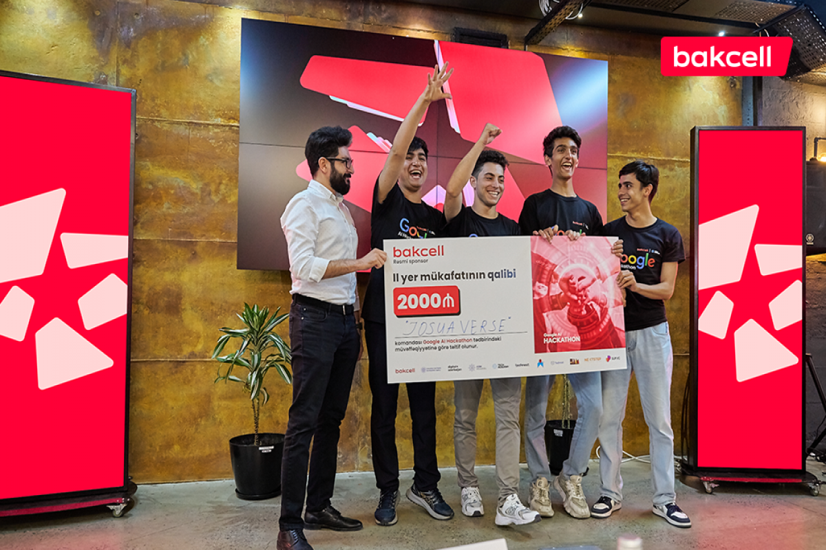 ® Bakcell-supported Google AI Hackathon held in Baku