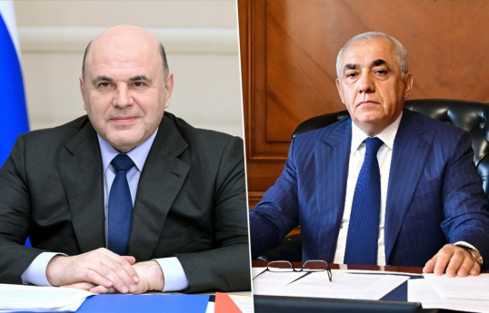 Chairman of the Russian government, Mikhail Mishustin, Prime Minister of Azerbaijan Ali Asadov