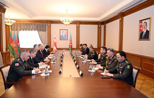 Azerbaijan and Georgia discuss prospects for development of military cooperation-VIDEO 